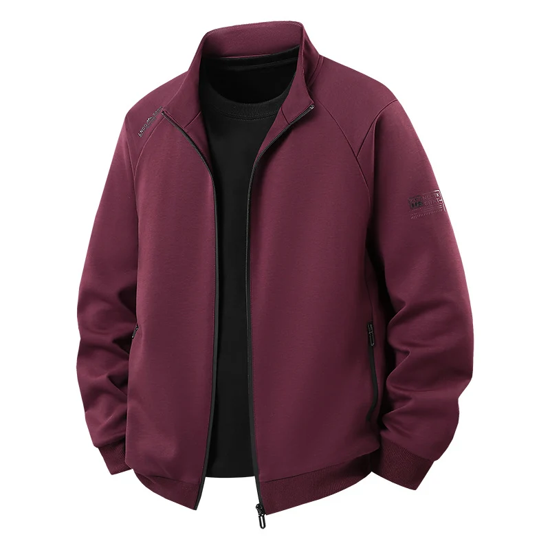 Herren Leichter Freizeit-Trainingsanzug-Set mit Reißverschlussjacke, elastischer Bund & Reißverschlusstaschen Drune