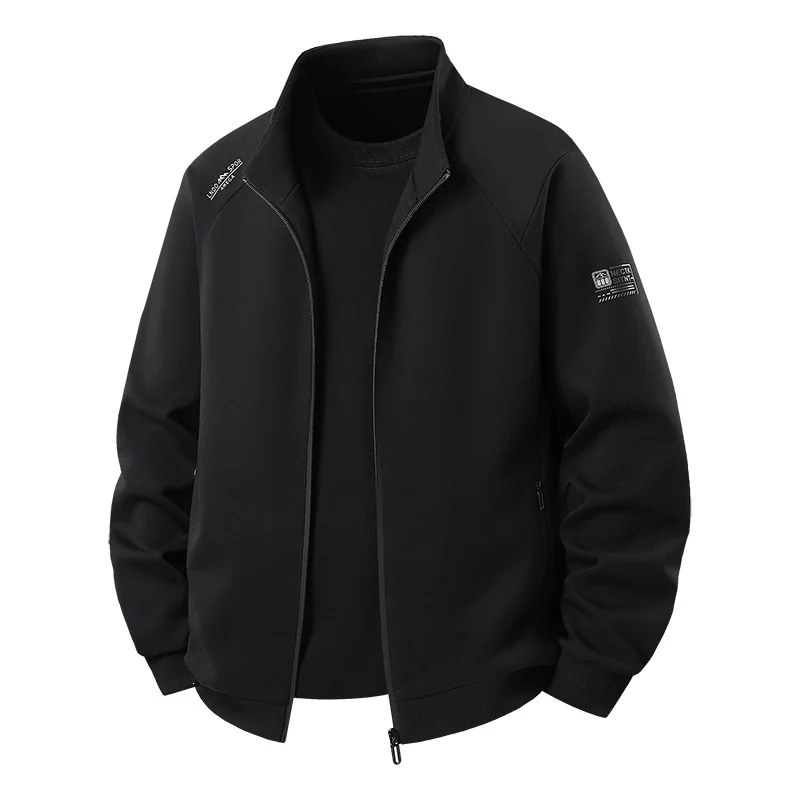 Herren Leichter Freizeit-Trainingsanzug-Set mit Reißverschlussjacke, elastischer Bund & Reißverschlusstaschen Drune