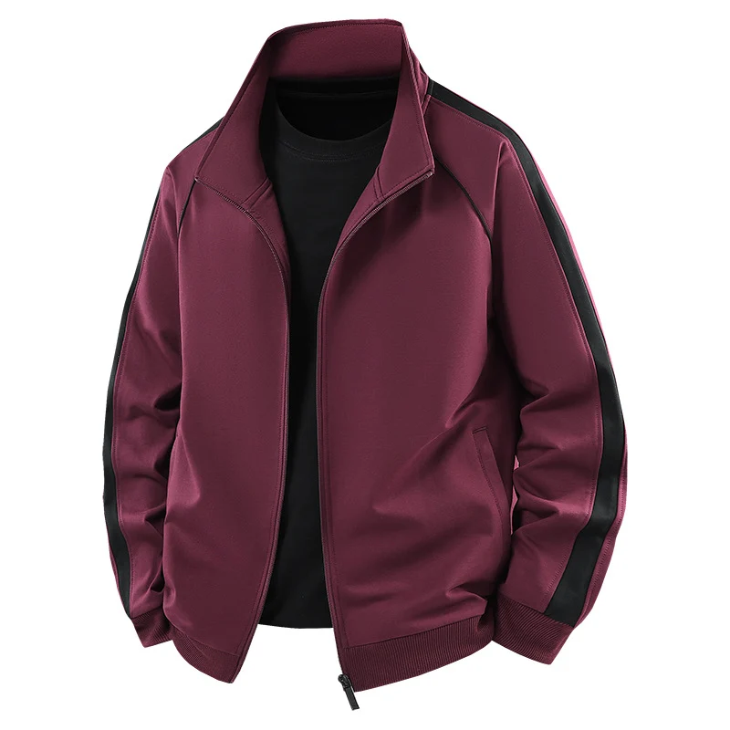 Herren Leichter Freizeit-Trainingsanzug-Set mit Reißverschlussjacke, elastischer Bund & Reißverschlusstaschen Drune