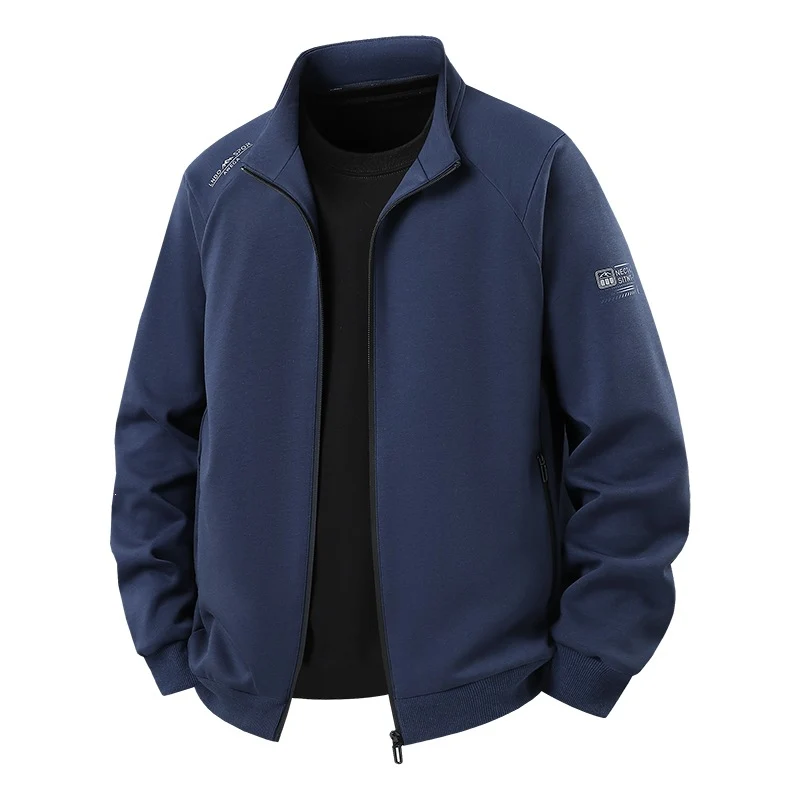 Herren Leichter Freizeit-Trainingsanzug-Set mit Reißverschlussjacke, elastischer Bund & Reißverschlusstaschen Drune