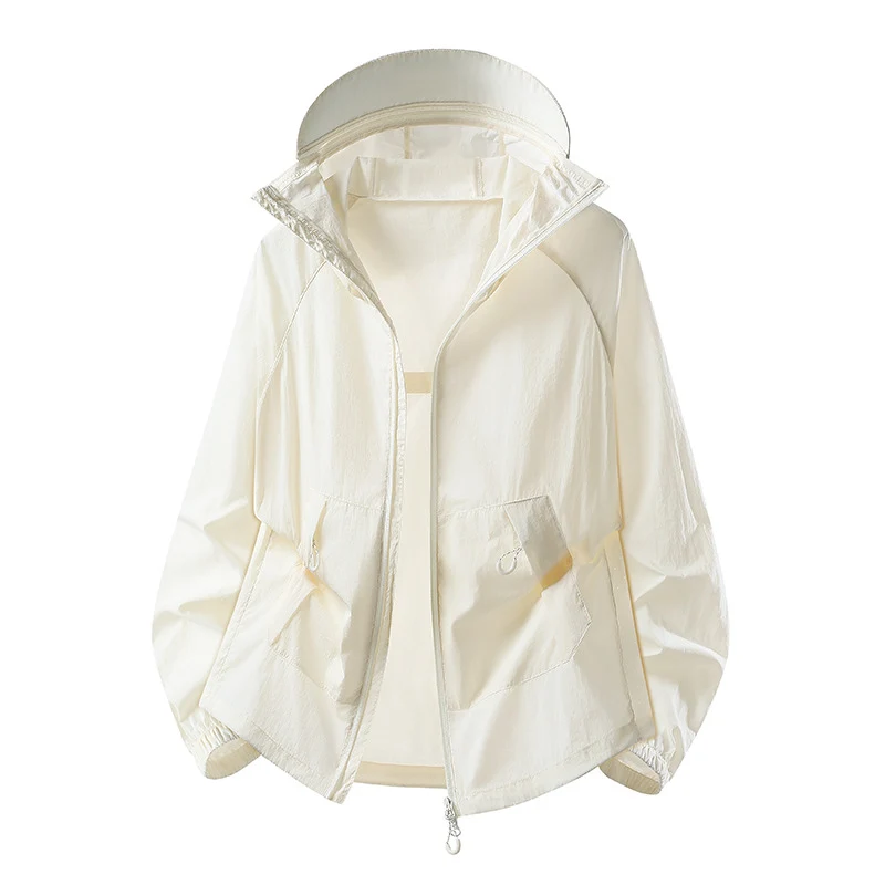 Herren Leichte Wind- und Wasserabweisende Kapuzen‑Übergangsjacke mit Netzfutter & Tunnelzug Drune