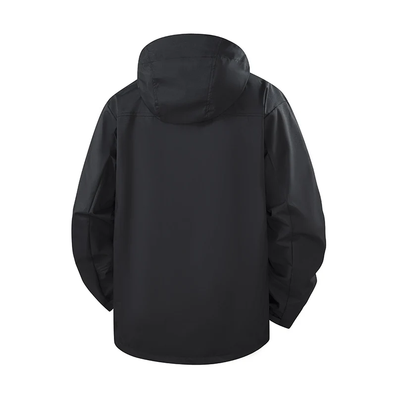 Herren Leichte wasserdichte Kapuzen-Softshelljacke mit atmungsaktiver Membran Drune