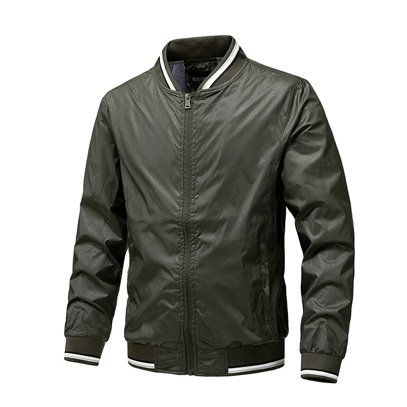 Herren Leichte wasserabweisende Kapuzen‑Windjacke mit Thermofutter & Brusttasche Drune