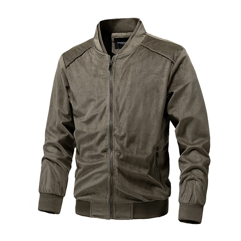 Herren Leichte wasserabweisende Kapuzen‑Windjacke mit Thermofutter & Brusttasche Drune