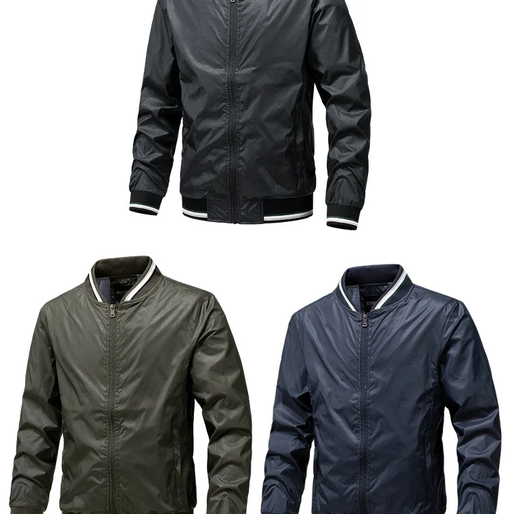 Herren Leichte wasserabweisende Kapuzen‑Windjacke mit Thermofutter & Brusttasche Drune