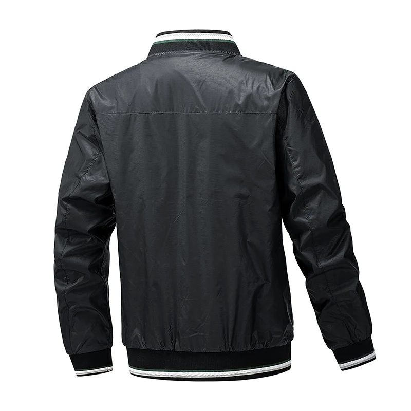 Herren Leichte wasserabweisende Kapuzen‑Windjacke mit Thermofutter & Brusttasche Drune