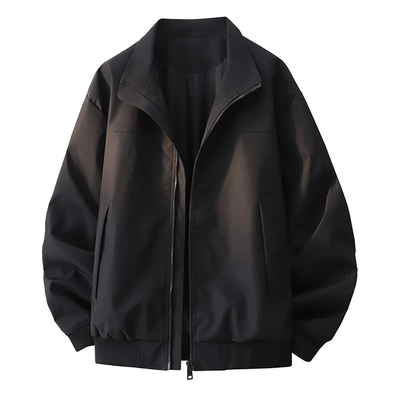 Herren Leichte Übergangsjacke im Blousonstil mit elastischem Saum Drune