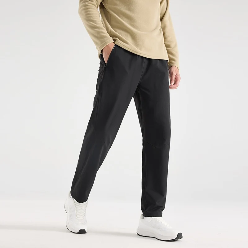 Herren Leichte Tech Jogginghose mit elastischem Bund, Reißverschlusstaschen & konischem Bein Drune