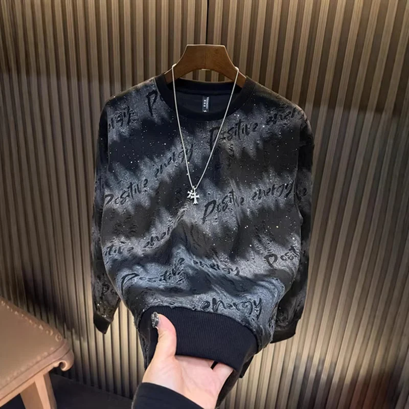 Damen Urbanes Sweatshirt mit kreativem Schriftzug Drune