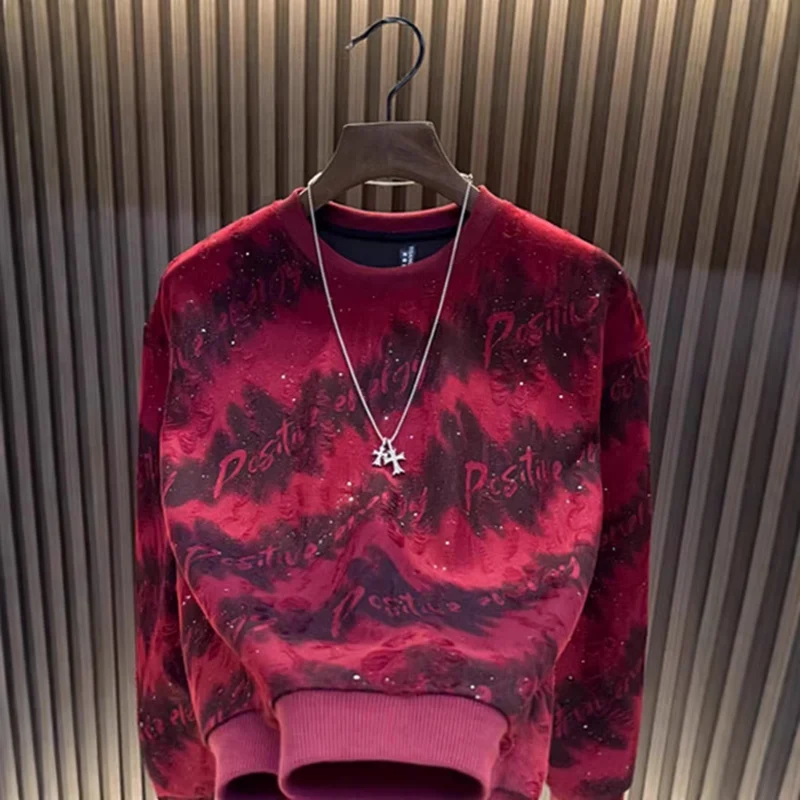 Damen Urbanes Sweatshirt mit kreativem Schriftzug Drune