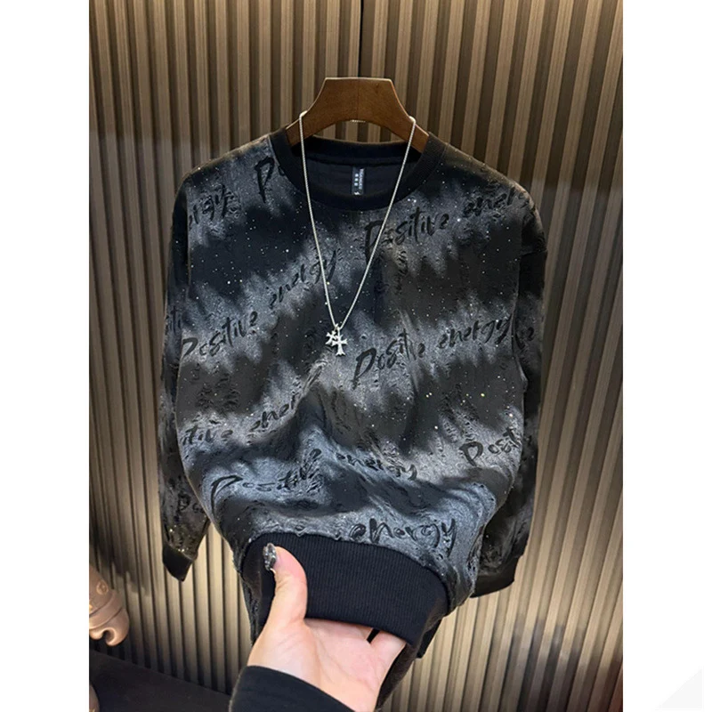 Damen Urbanes Sweatshirt mit kreativem Schriftzug Drune
