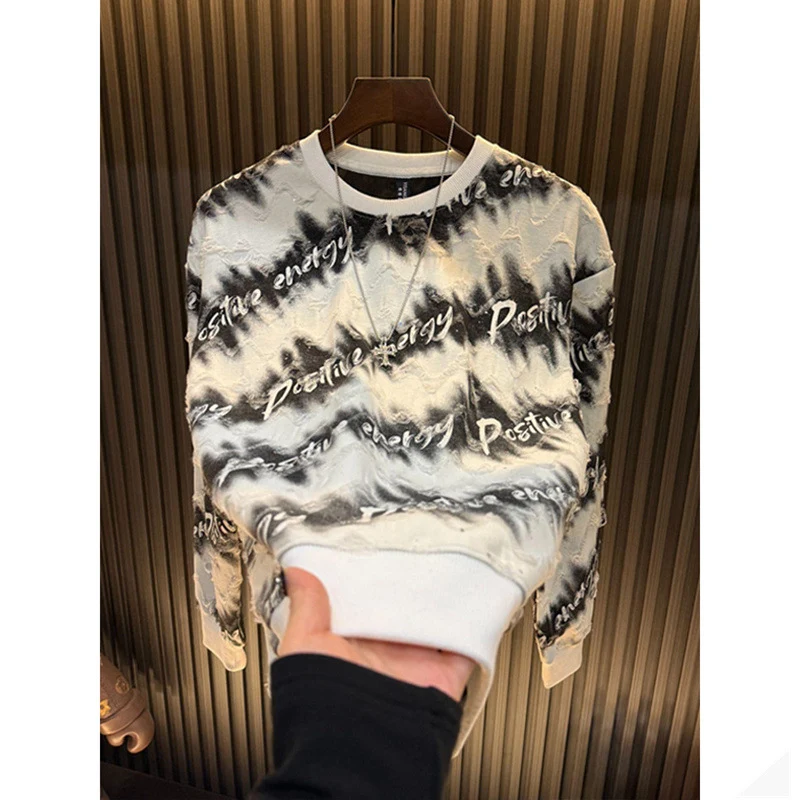 Damen Urbanes Sweatshirt mit kreativem Schriftzug Drune