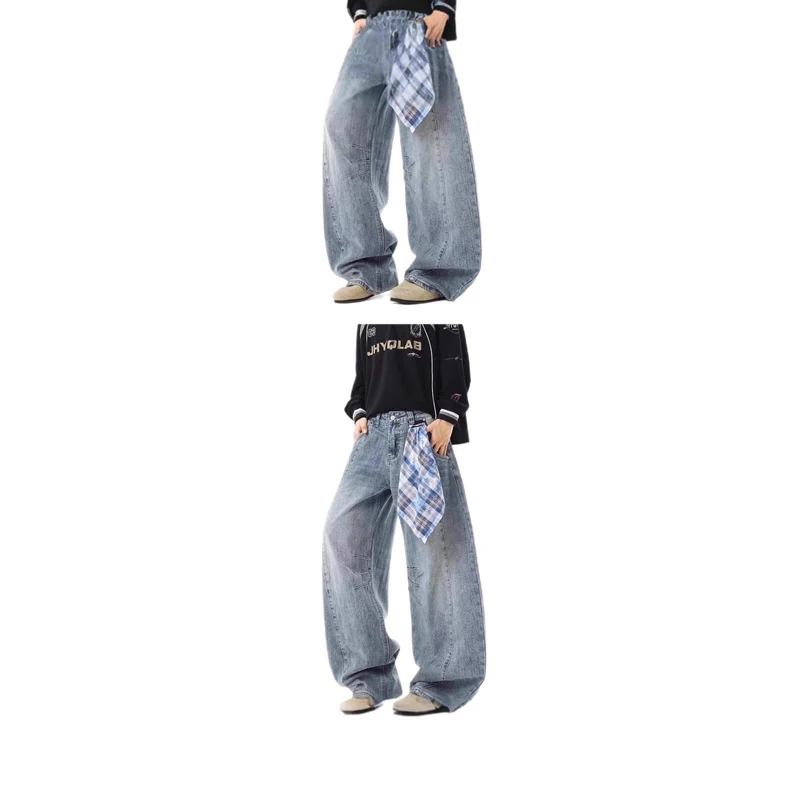 Damen Urbaner Baggy-Jeans Drune