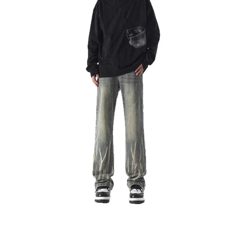 Damen Trendige Weitbein-Jeans Drune