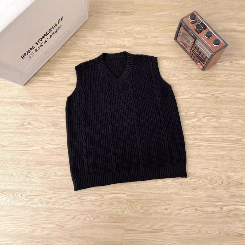 Damen Strickpullover ohne Ärmel Drune