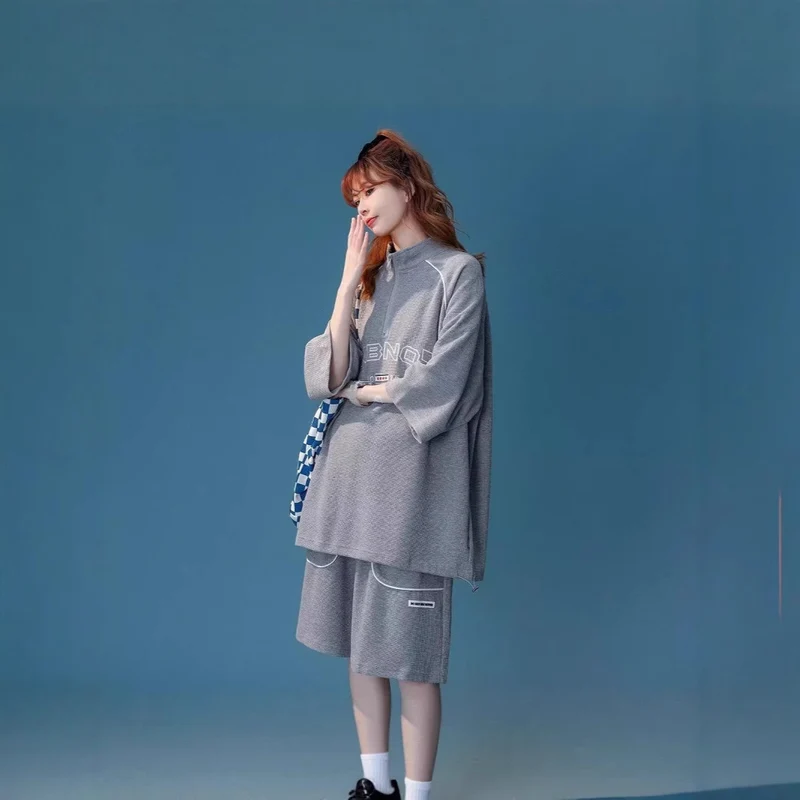 Damen Sportliches Oversized Set Drune
