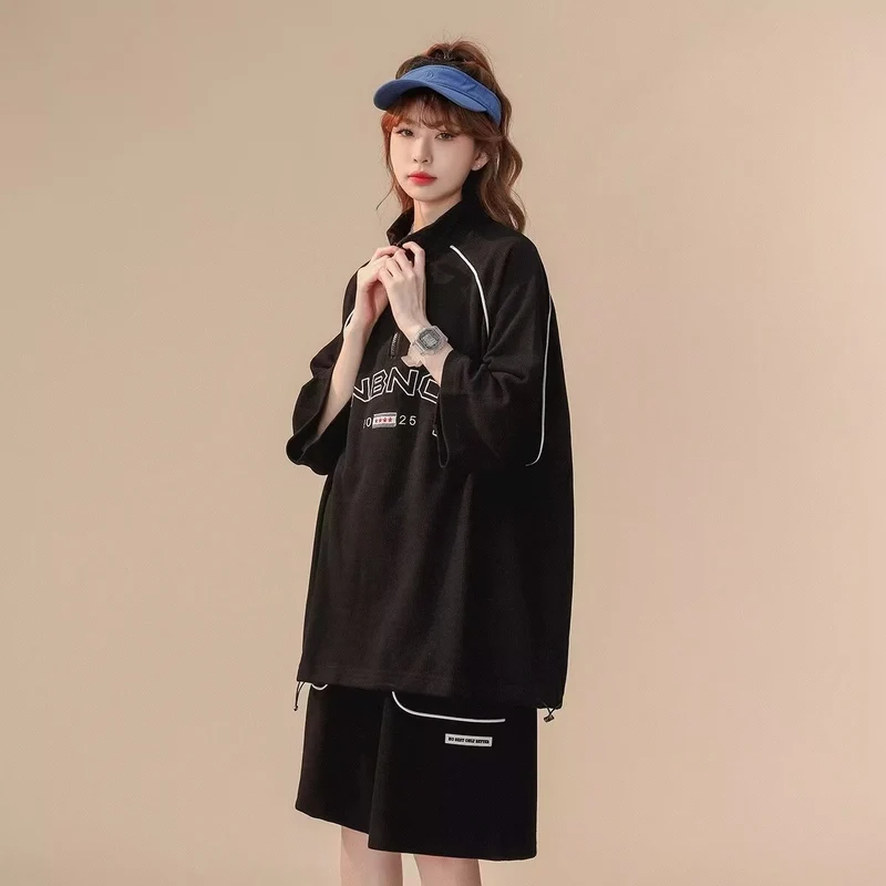 Damen Sportliches Oversized Set Drune