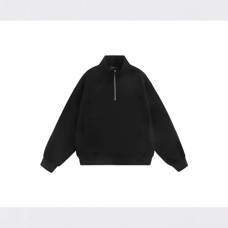 Damen Sportlicher Stehkragenpullover Drune
