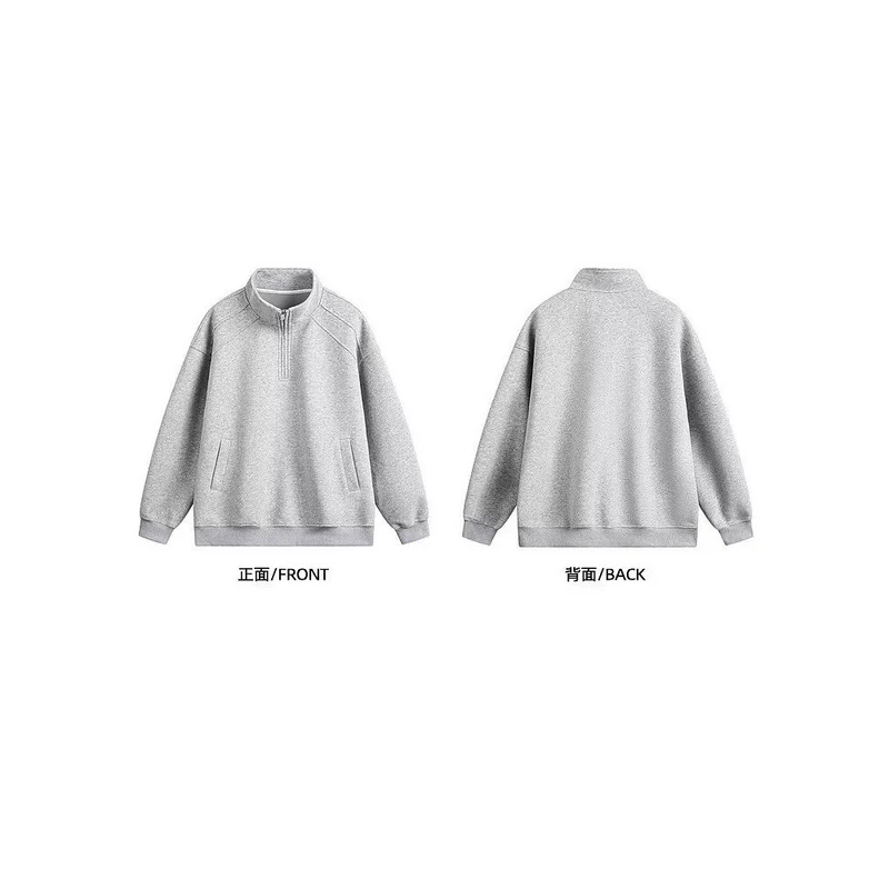 Damen Sportlicher Pullover mit Stehkragen Drune