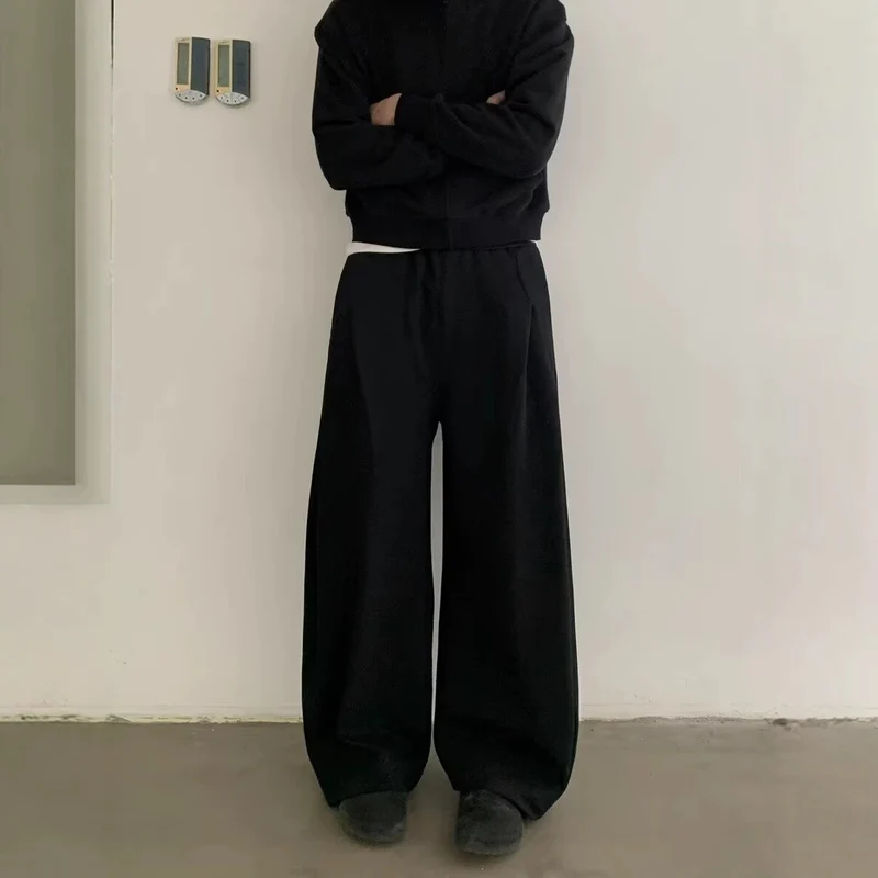 Damen Modisches Oversized Hoodie und Weitbein-Hosen Set Drune