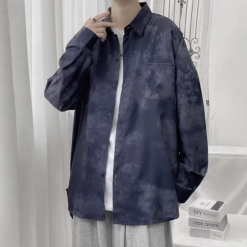 Damen Modisches Oversized Hemd mit Wollstruktur Drune