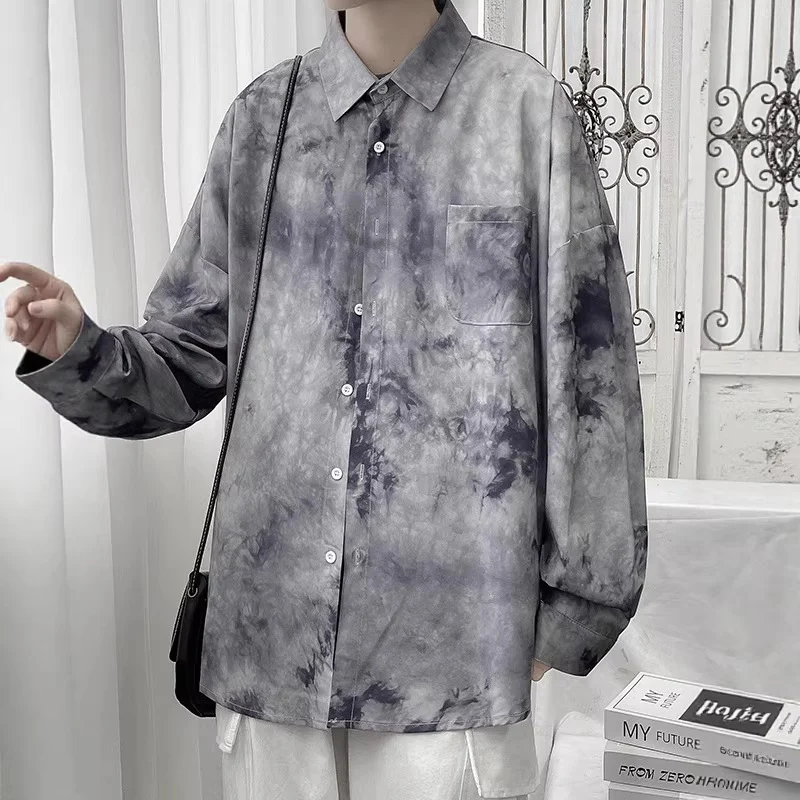 Damen Modisches Oversized Hemd mit Wollstruktur Drune