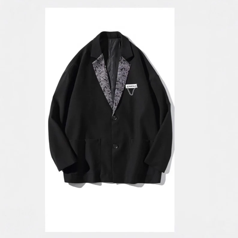 Damen Modischer Blazer mit Paisleymuster Drune