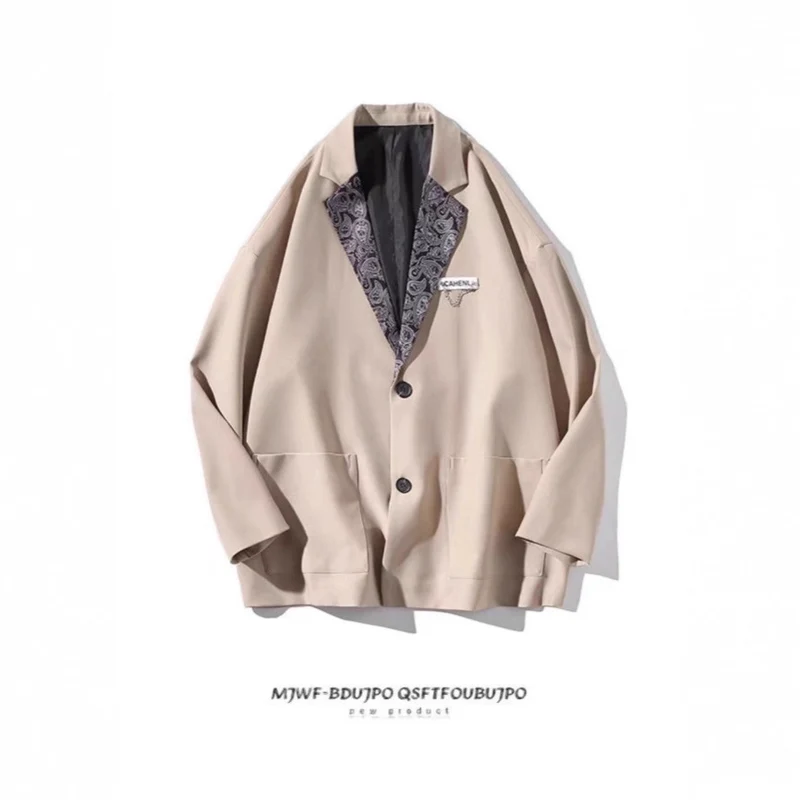 Damen Modischer Blazer mit Paisleymuster Drune