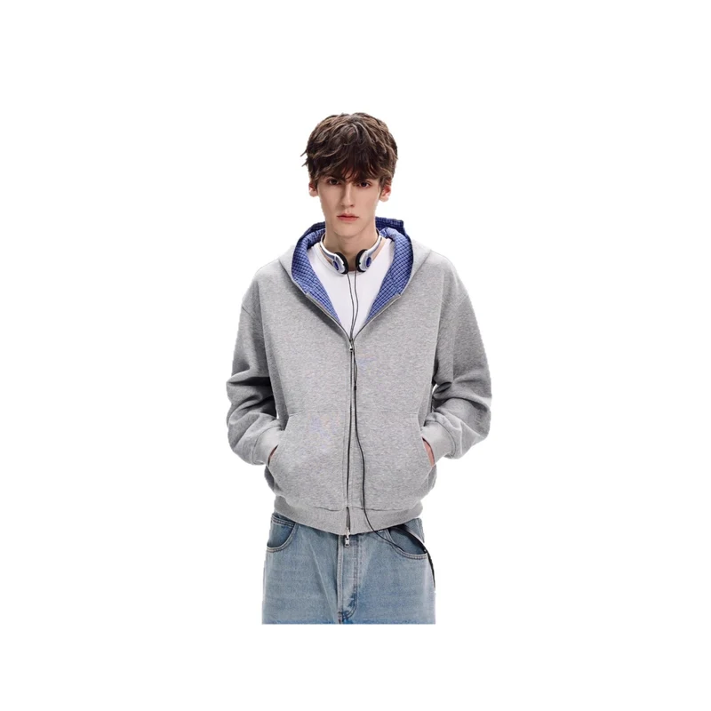 Damen modische Kapuzenjacke mit praktischen Taschen Drune