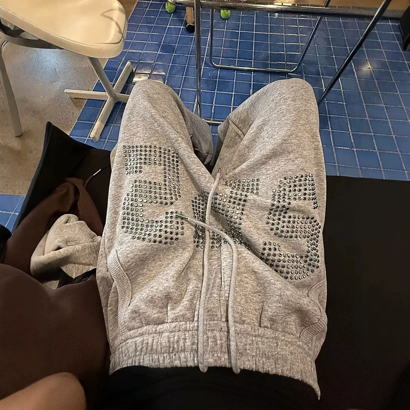 Damen Lässige Freizeithose mit Grafischem Druck Drune