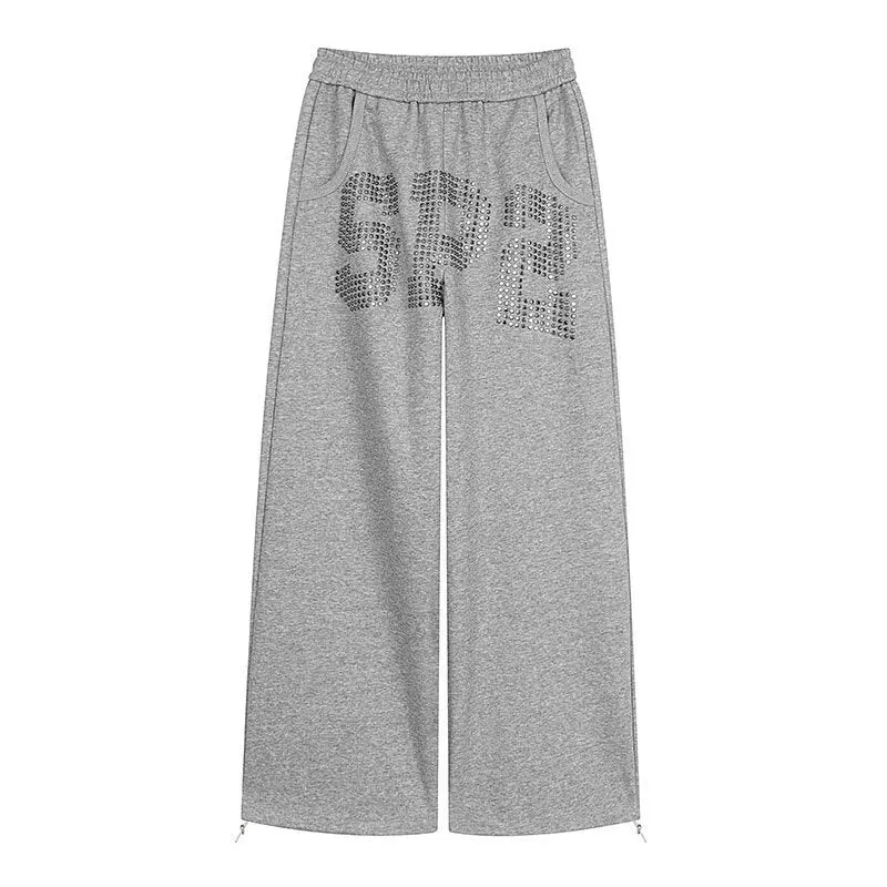 Damen Lässige Freizeithose mit Grafischem Druck Drune
