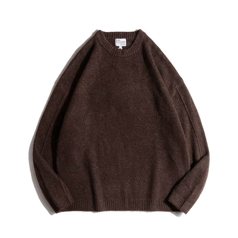 Damen Klassischer Rundhals-Pullover Drune