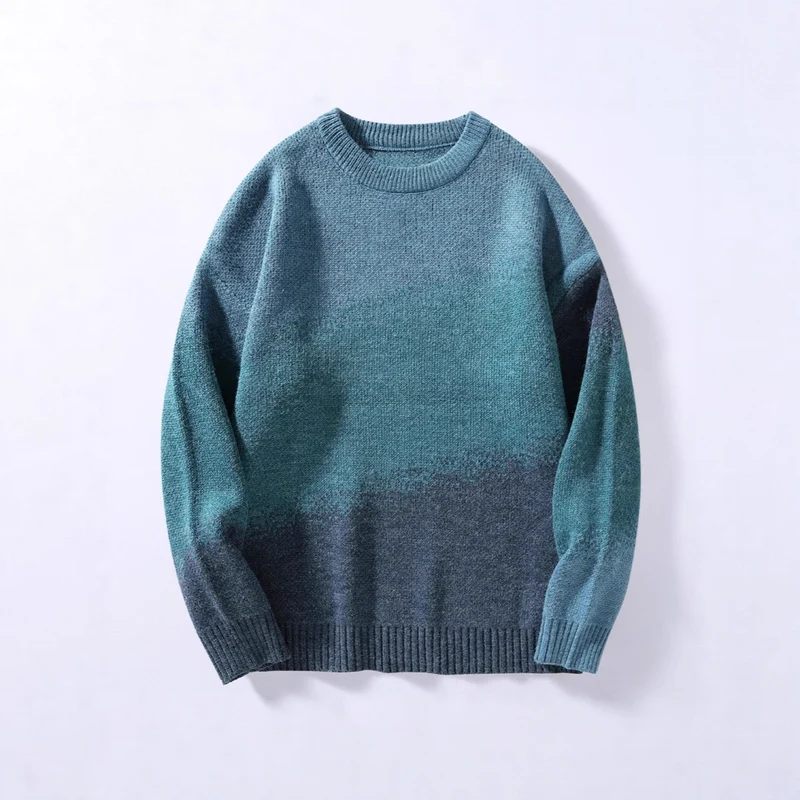 Damen Hochwertiger Rundhalsausschnitt Pullover Drune