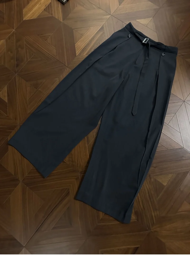 Damen Elegante und bequeme weite Stoffhose Drune