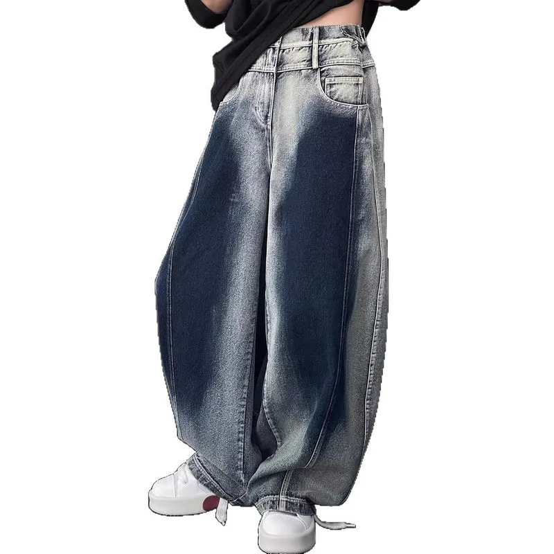 Damen Bequeme und stylische Baggy-Jeans Drune