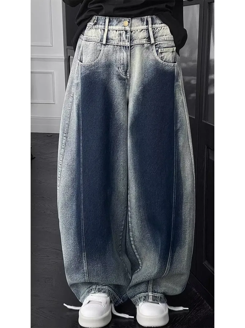 Damen Bequeme und stylische Baggy-Jeans Drune