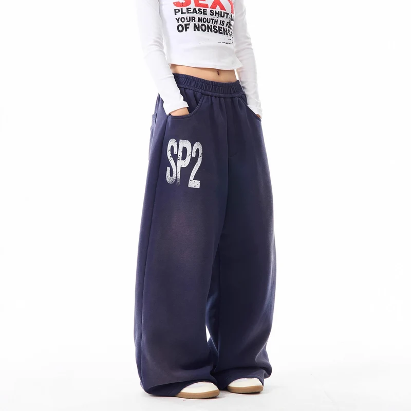 Damen Bequeme Oversized Freizeithose Drune