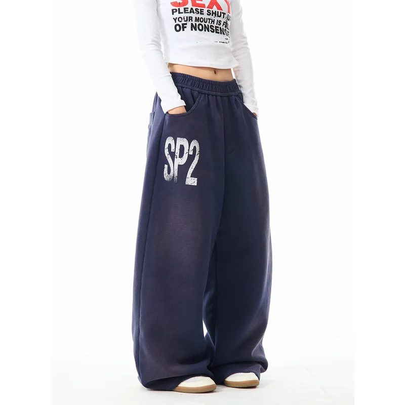 Damen Bequeme Oversized Freizeithose Drune
