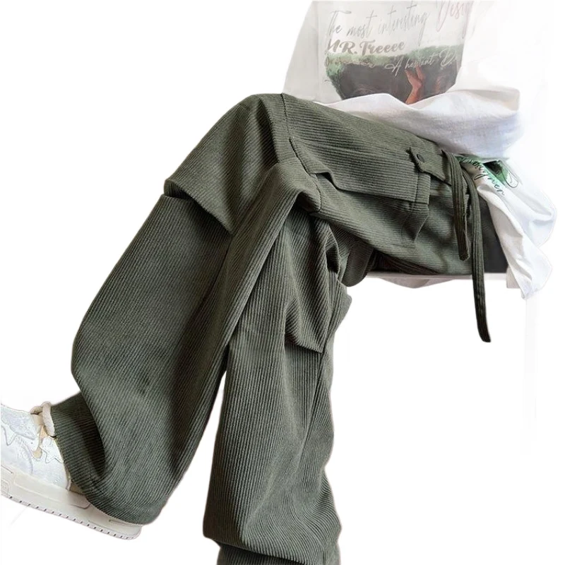Damen Bequeme Cargo-Hose Drune