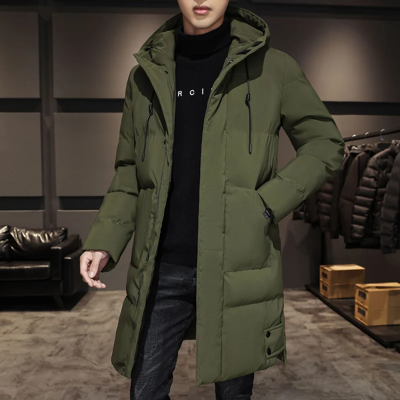 Herren Isolierter Langparka mit Kapuze, winddichter Hülle & Utility-Taschen Drune