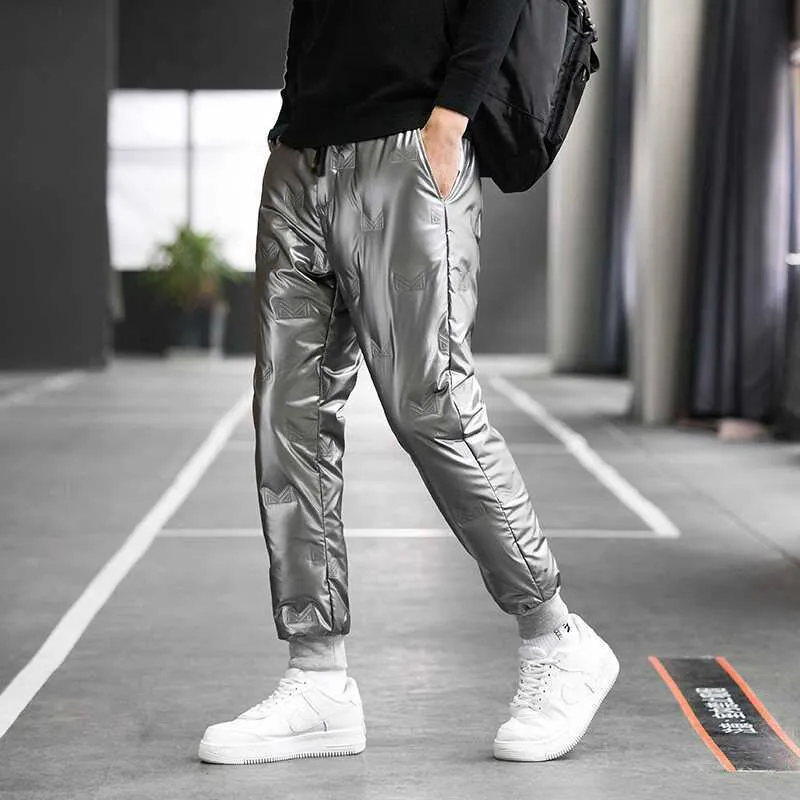 Herren Isolierte Nylon-Jogginghose mit gesteppter Thermofütterung, Tunnelzug & elastischen Bündchen Drune