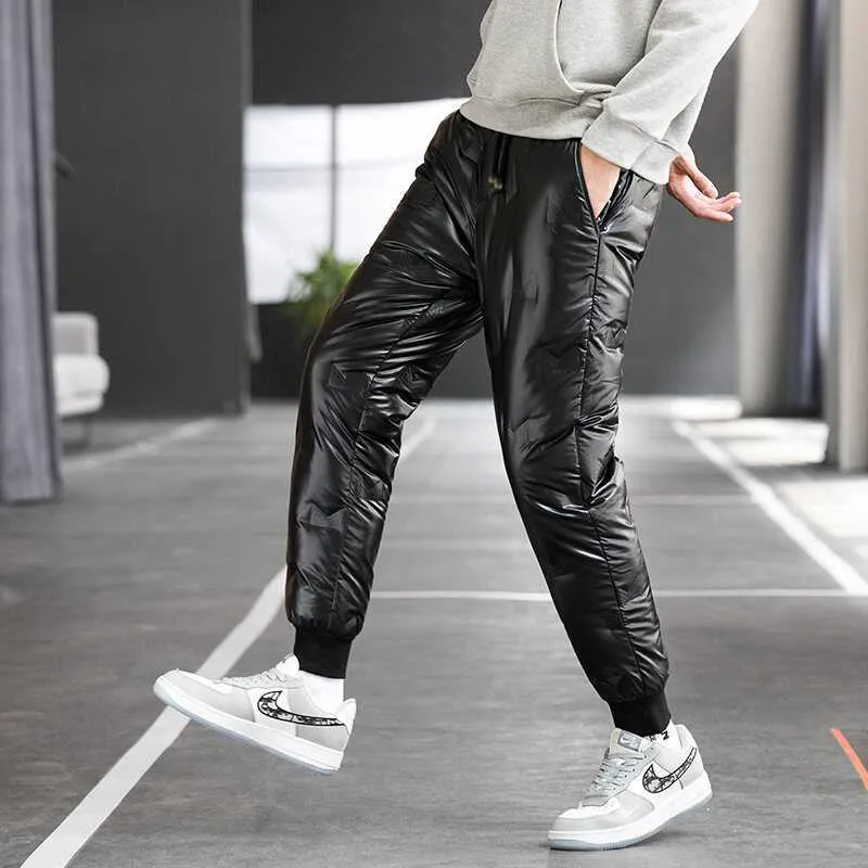 Herren Isolierte Nylon-Jogginghose mit gesteppter Thermofütterung, Tunnelzug & elastischen Bündchen Drune