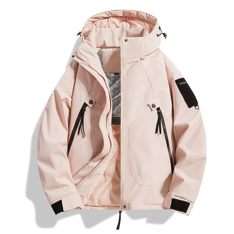 Herren Isolierte Kapuzen-Fieldjacke mit gesteppter Thermofütterung, winddichter Hülle & Utility-Taschen Drune