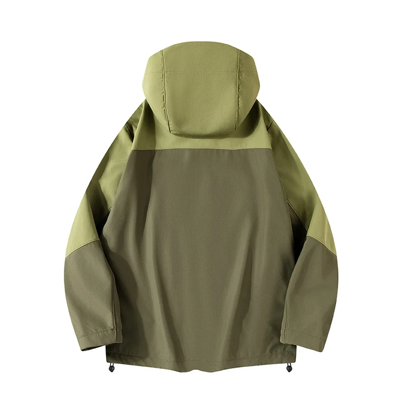 Herren Hybrid-Softshelljacke mit Kapuze, atmungsaktivem Fleece-Innenfutter & verdeckten Reißverschlusstaschen Drune