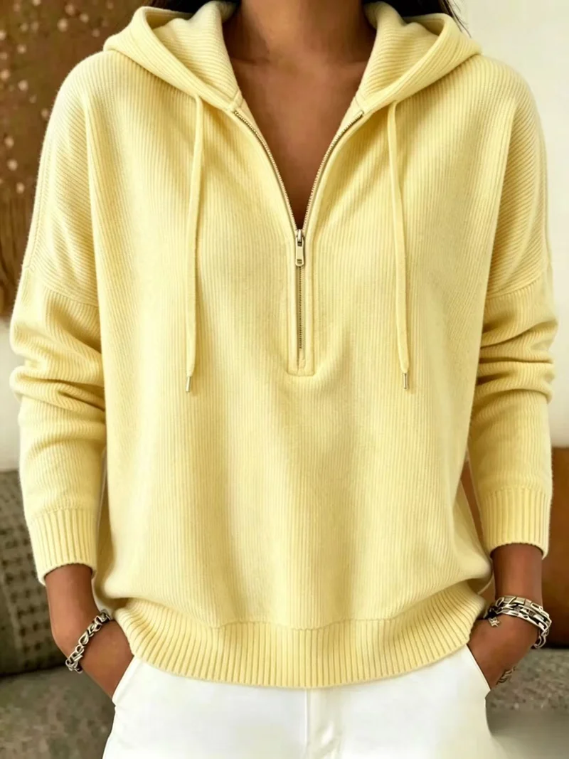 Damen Bequemer Kapuzenpullover Drune