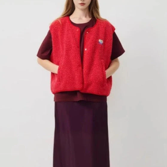 Damen komfortable Fleece-Weste Drune