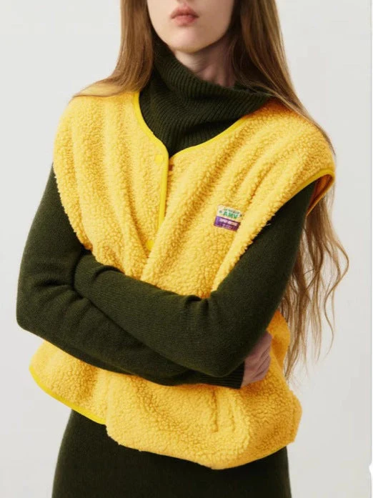 Damen komfortable Fleece-Weste Drune