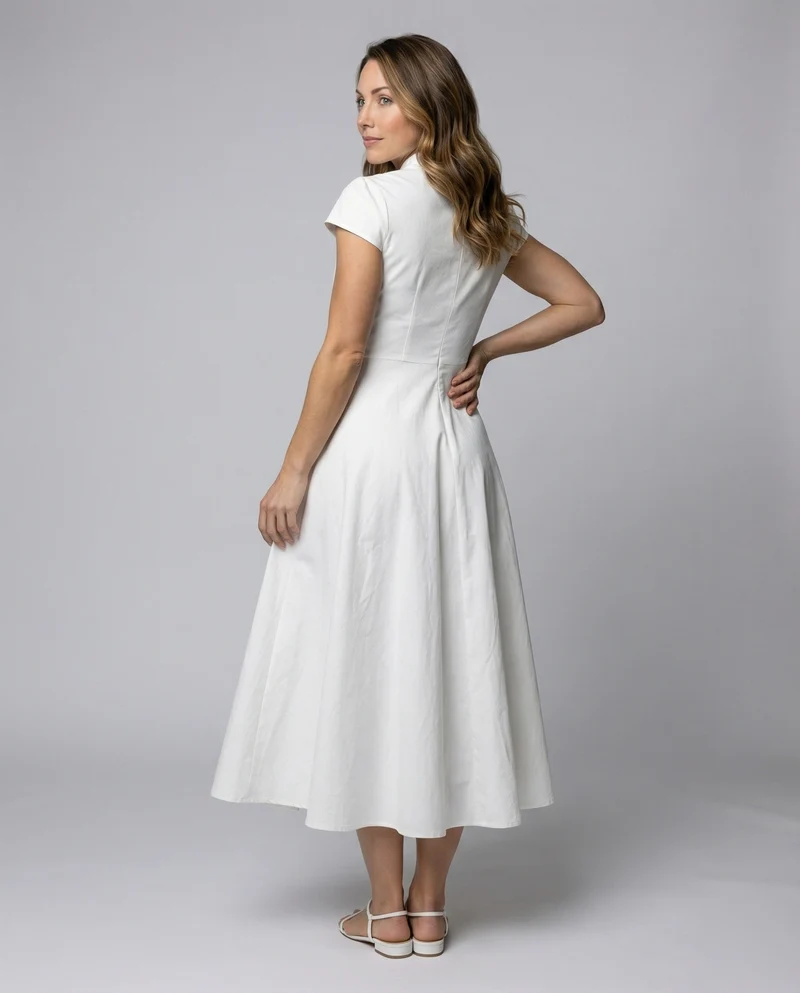 Damen Förmliche Korsagen-Stil Standesamtkleid