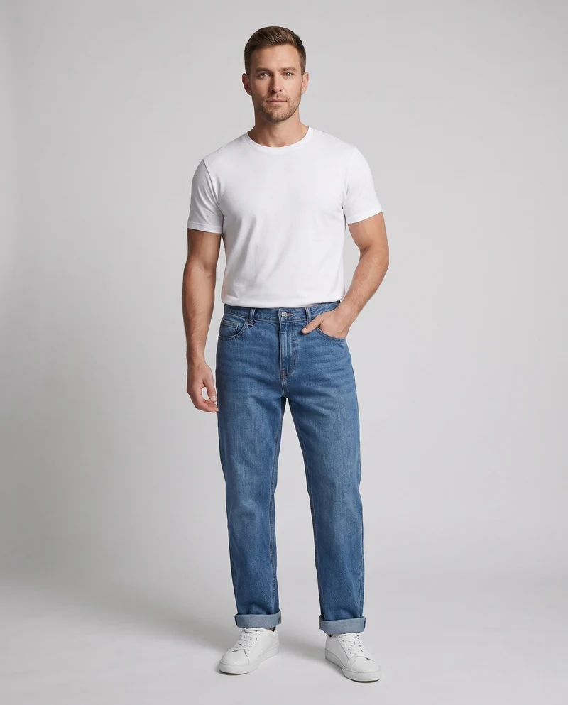 Herren Freizeit Baumwoll Cargo Hose Drune
