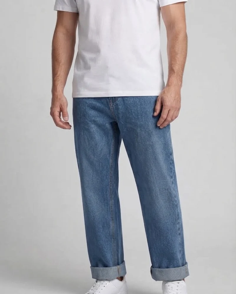 Herren Freizeit Baumwoll Cargo Hose Drune